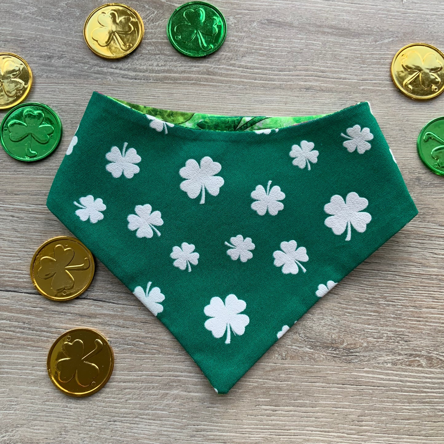 St. Patrick Dog Bandana, lucky charm