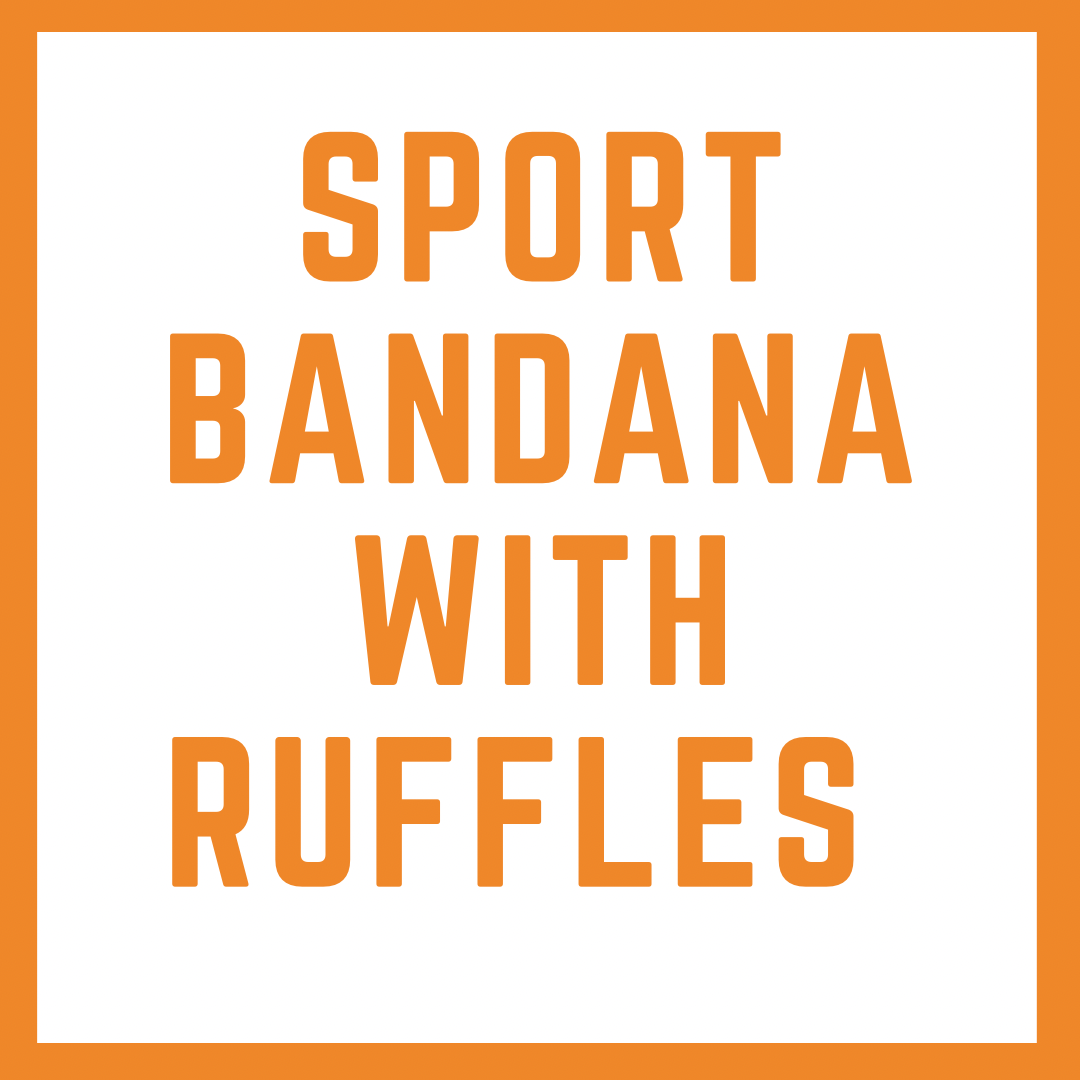 Sport Dog Bandana with Ruffles