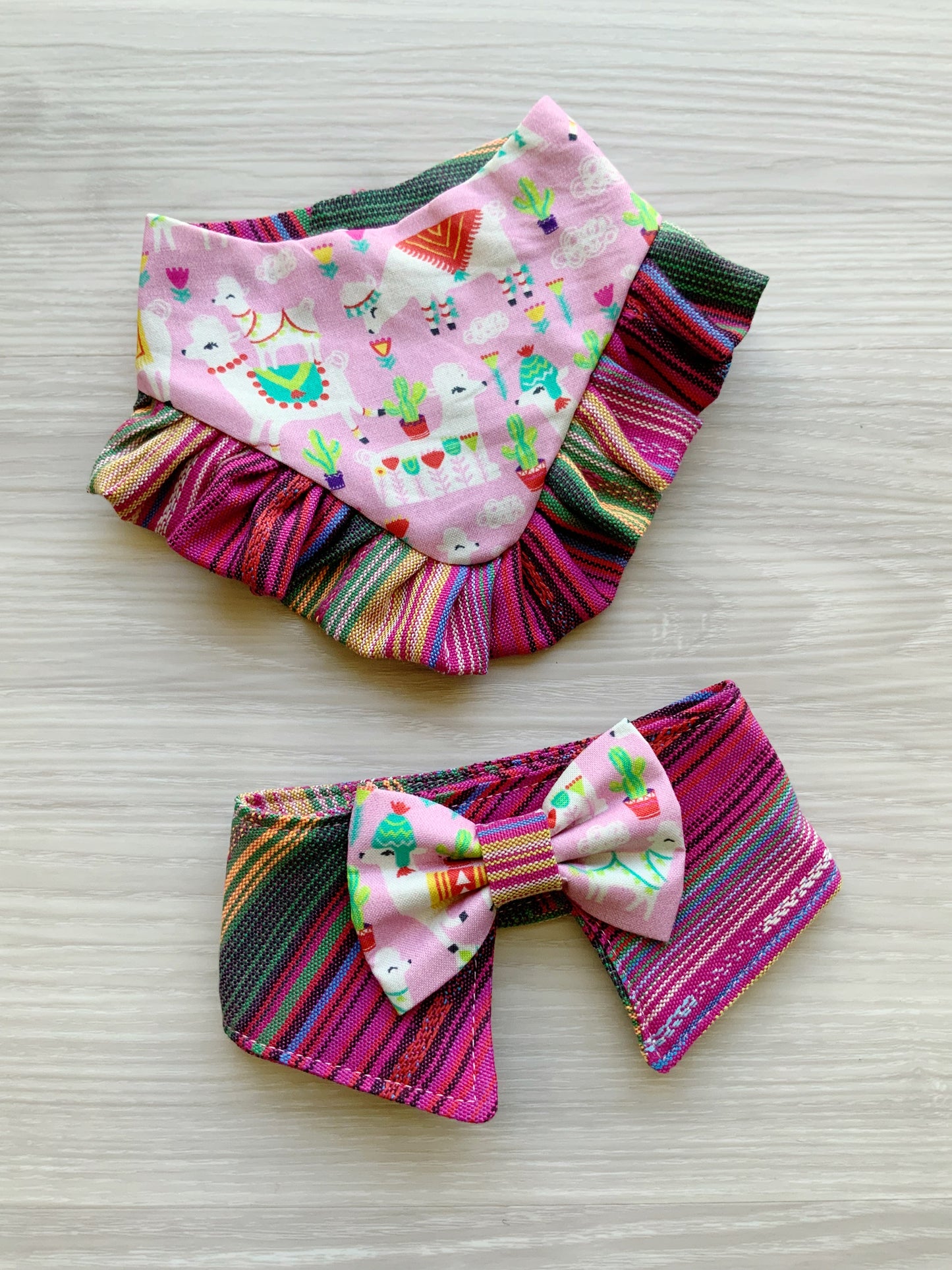 Fiesta Cinco de Mayo Dog Bandana with Ruffle