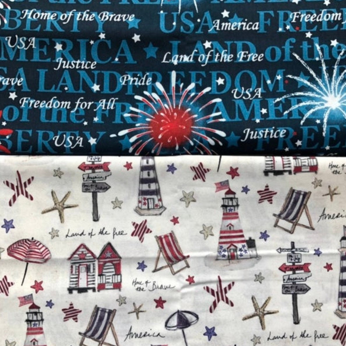 Independence Lighthouse Dog Bandana