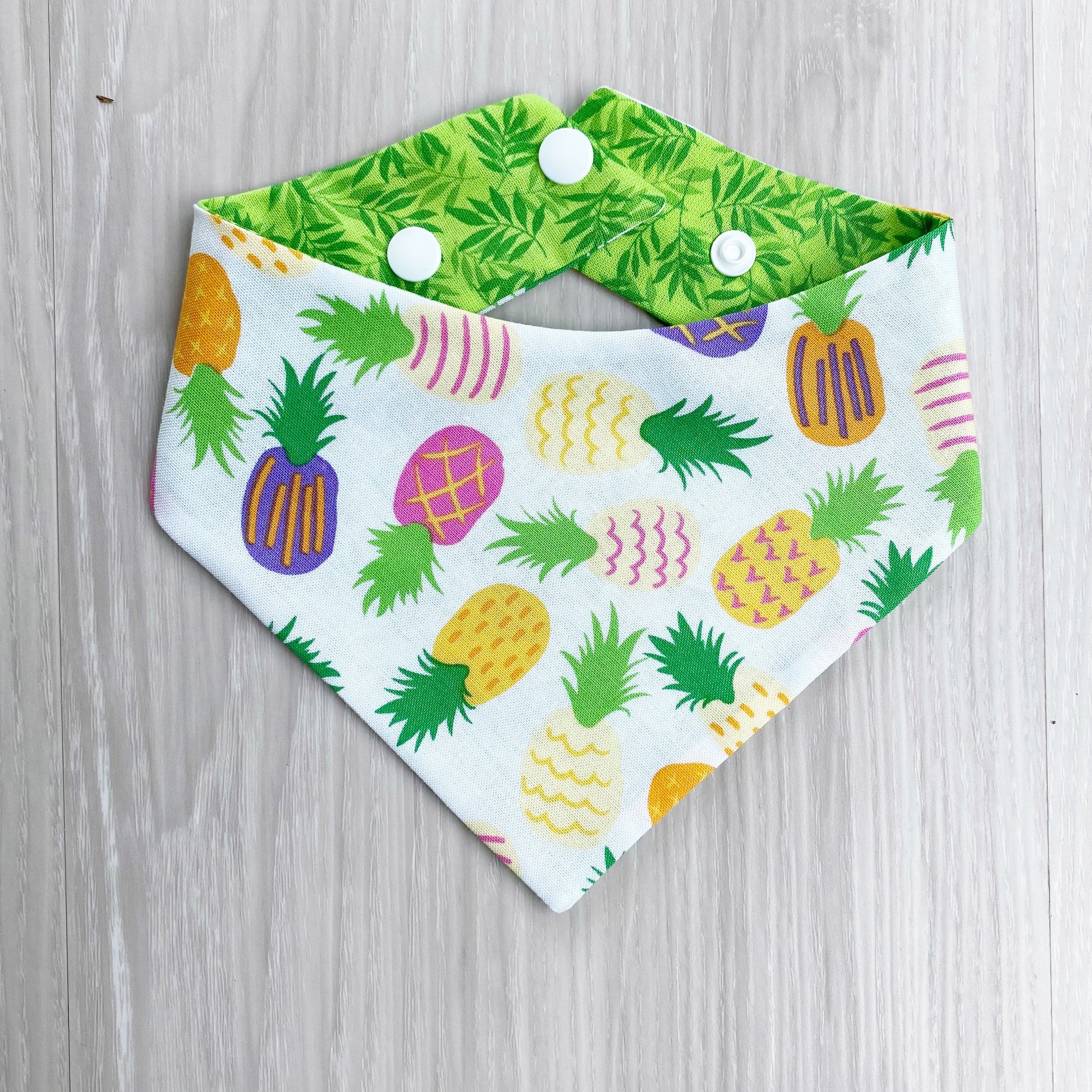 Tropical Pineapples Summer Dog bandana