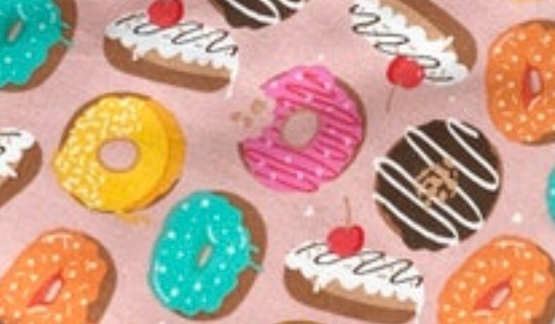 Party Donut Dog Bowtie