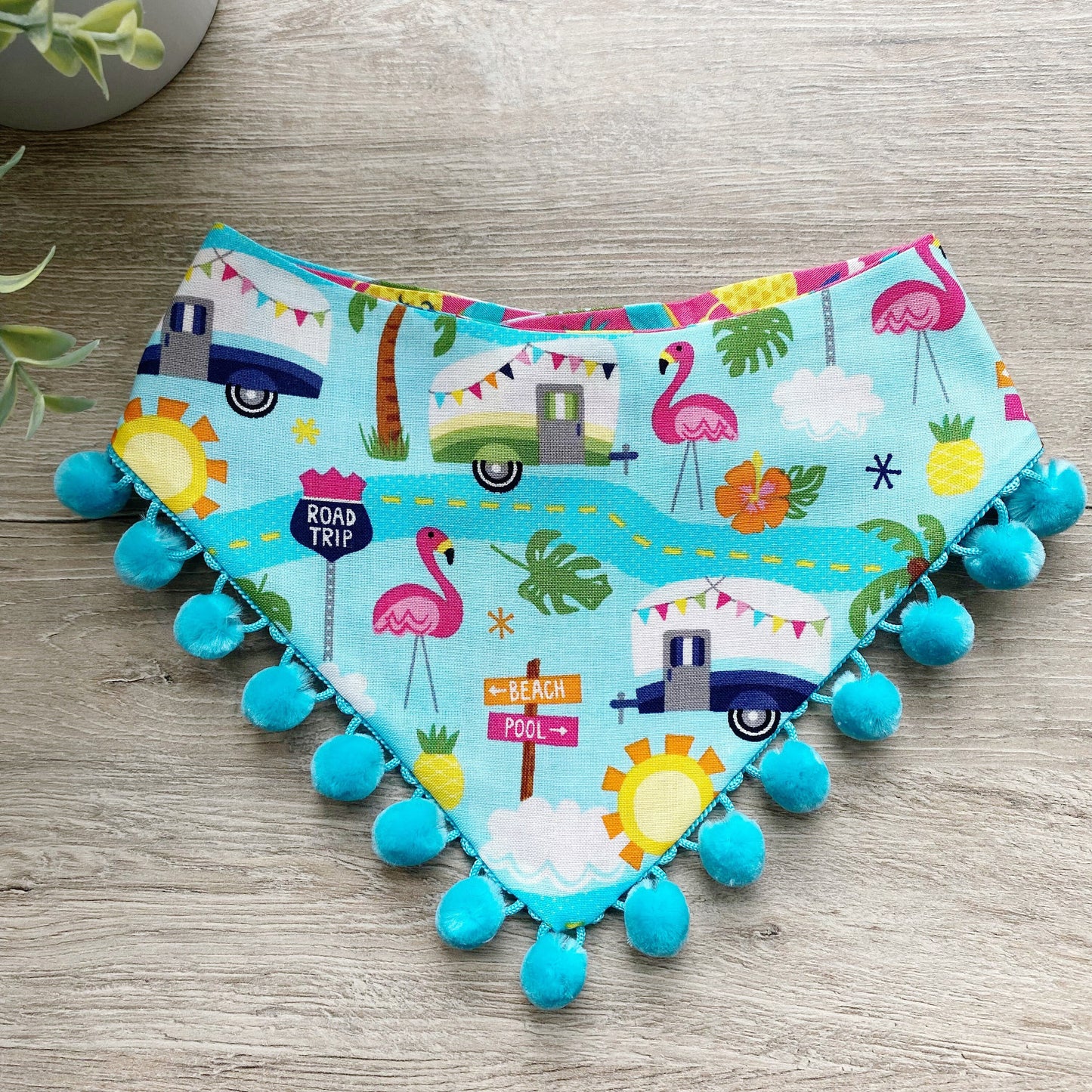 Cactus Road-trip Floral Dog Bandana