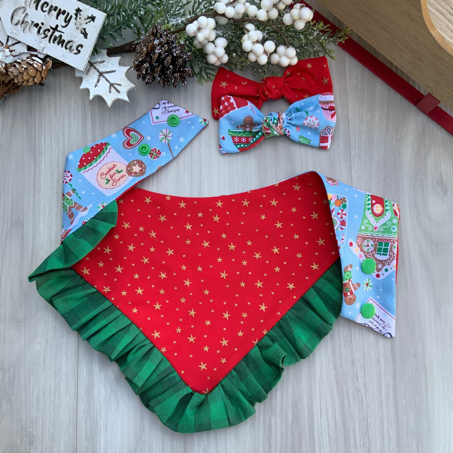 Christmas dog Bandana Ginger