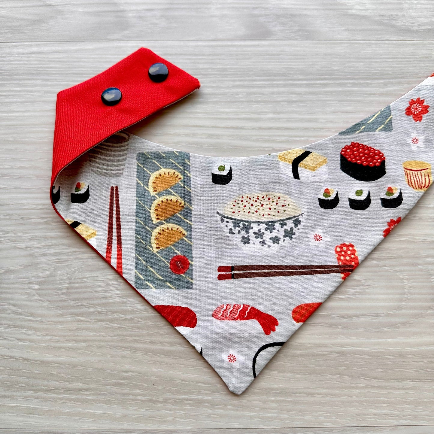Sushi and Noodles Dog Bandana