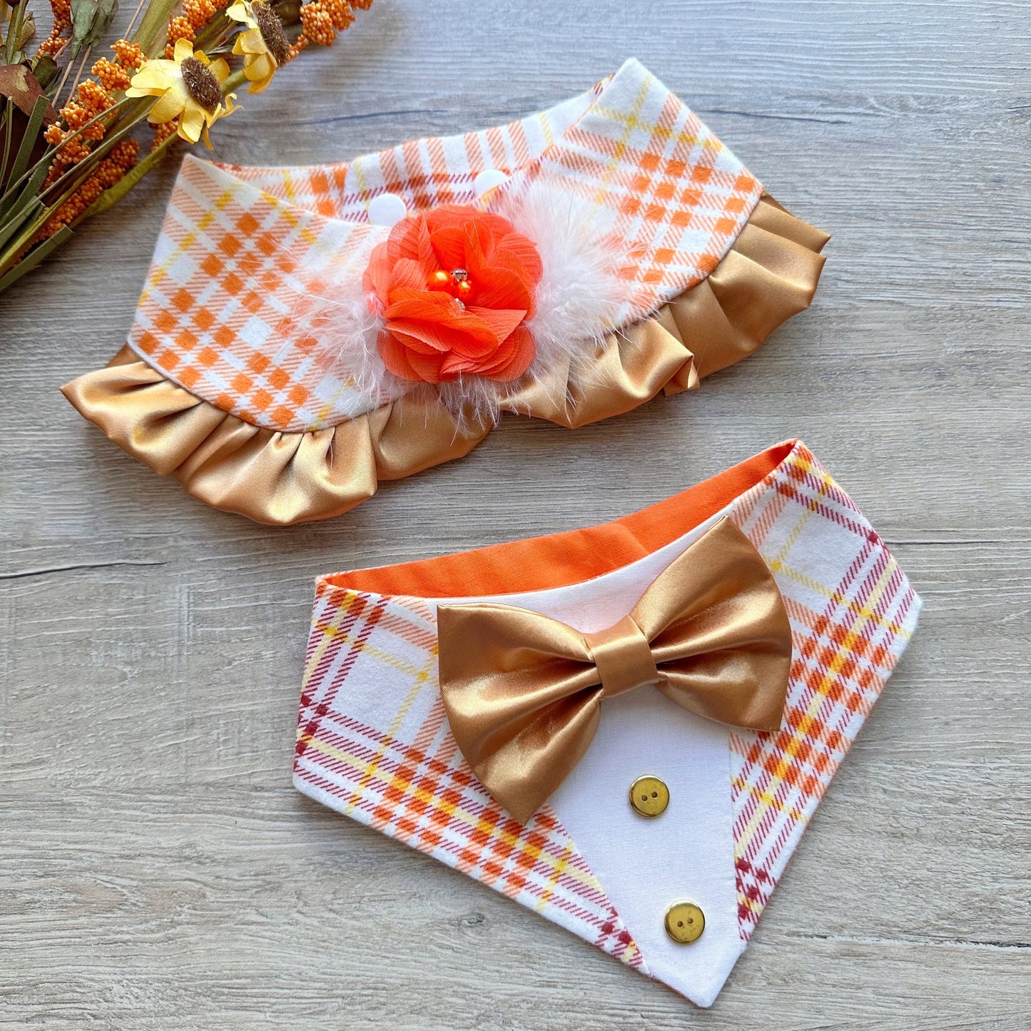 Autumn Dog Bandana, Collar Bandana