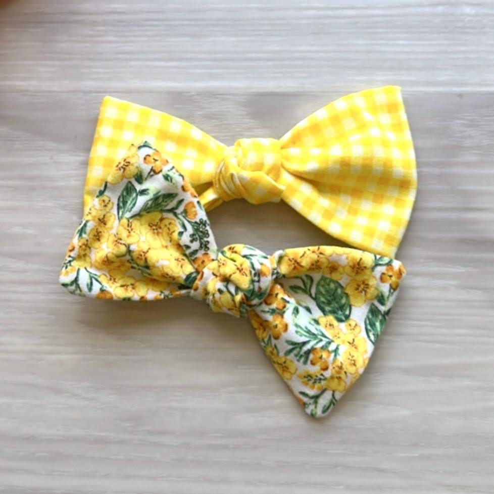 Spring Hair Dog Bows