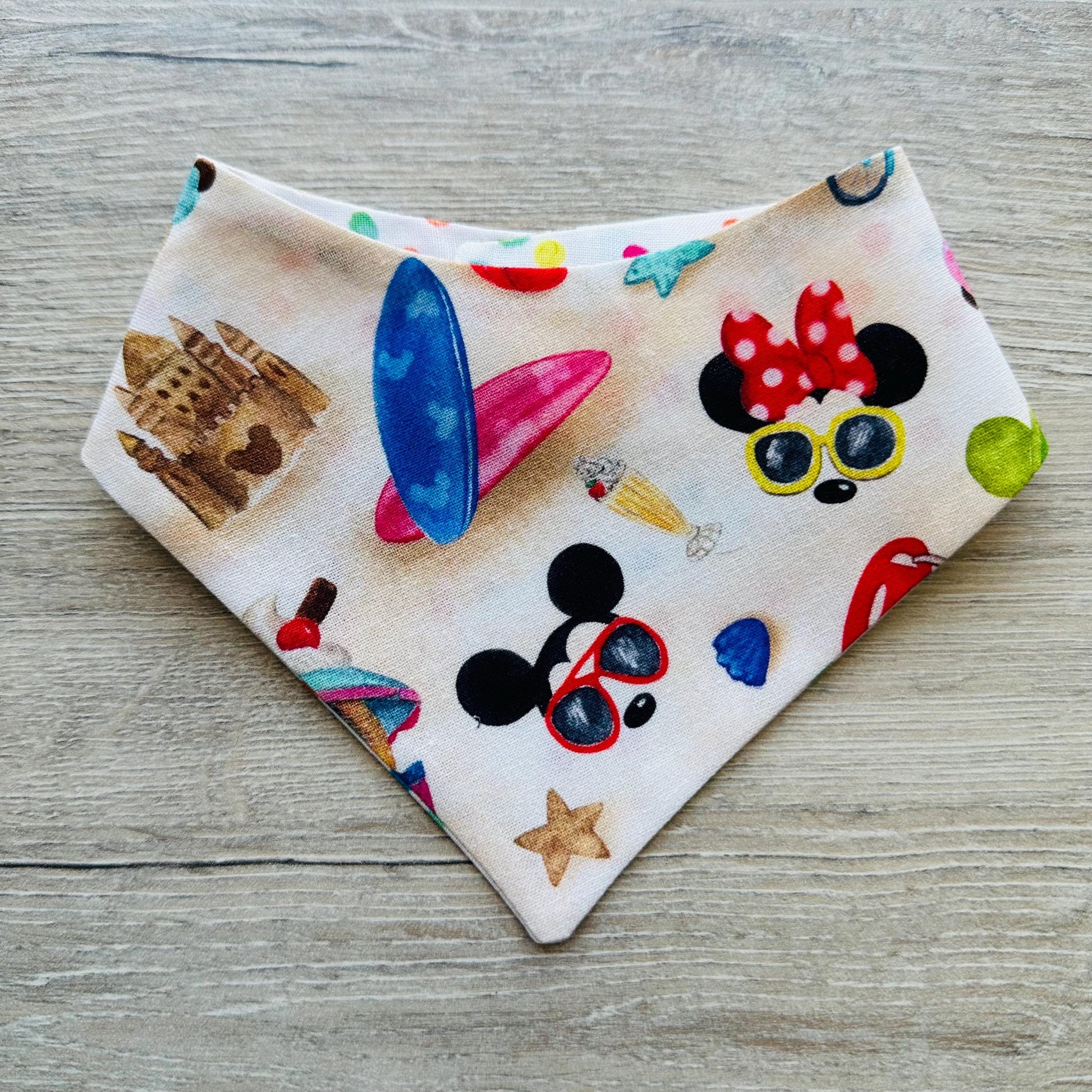 Summer dog bandana tropical beach fun bandanas reversible and adjustable snaps summer vacation scarf for pets