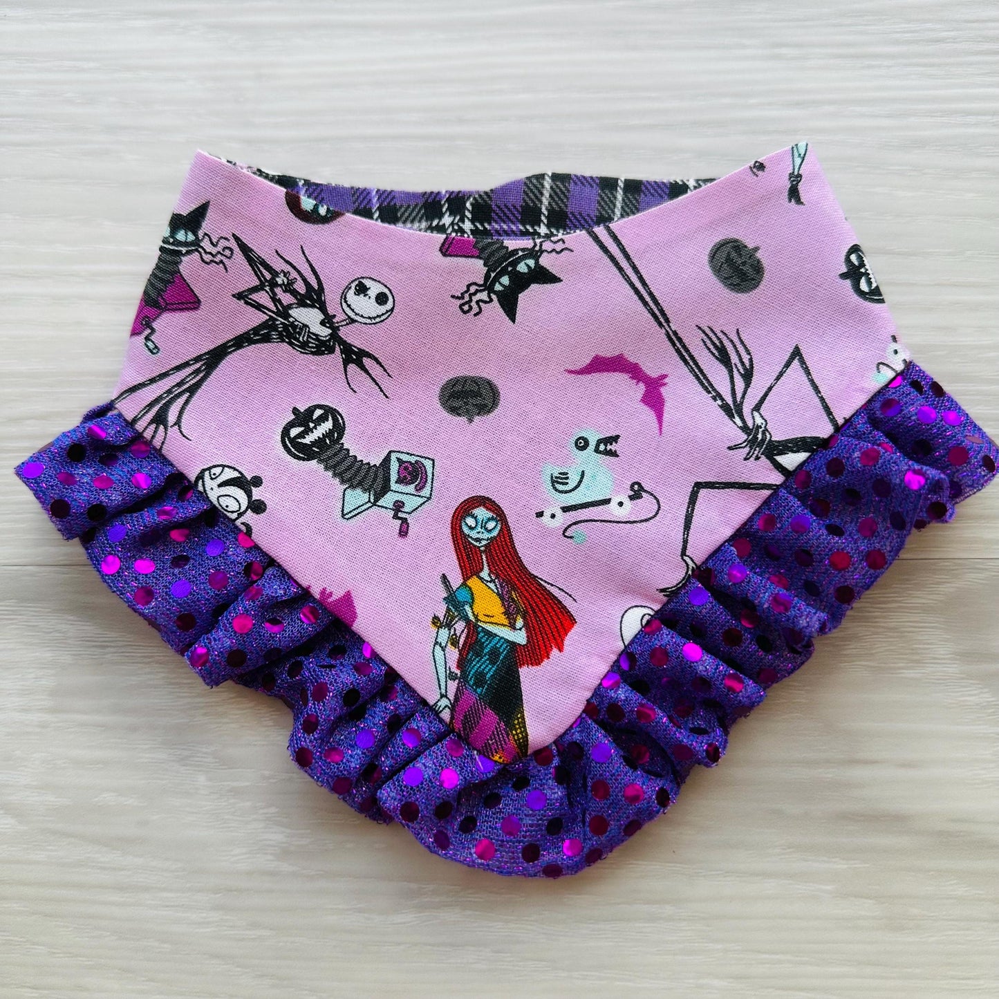 Halloween Dog Bandana Purple
