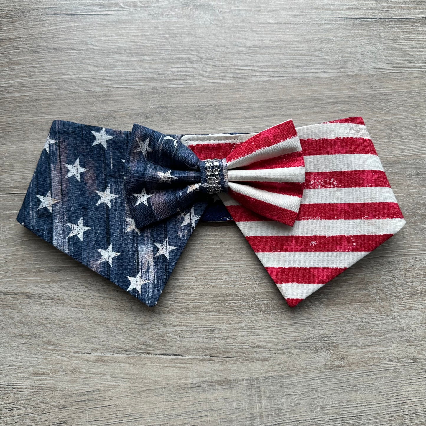 Dog Collar Tuxedo Bandana, Patriot 4th of July