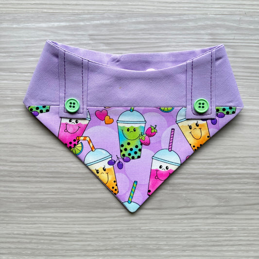 Bubble Tea Dog Bandana