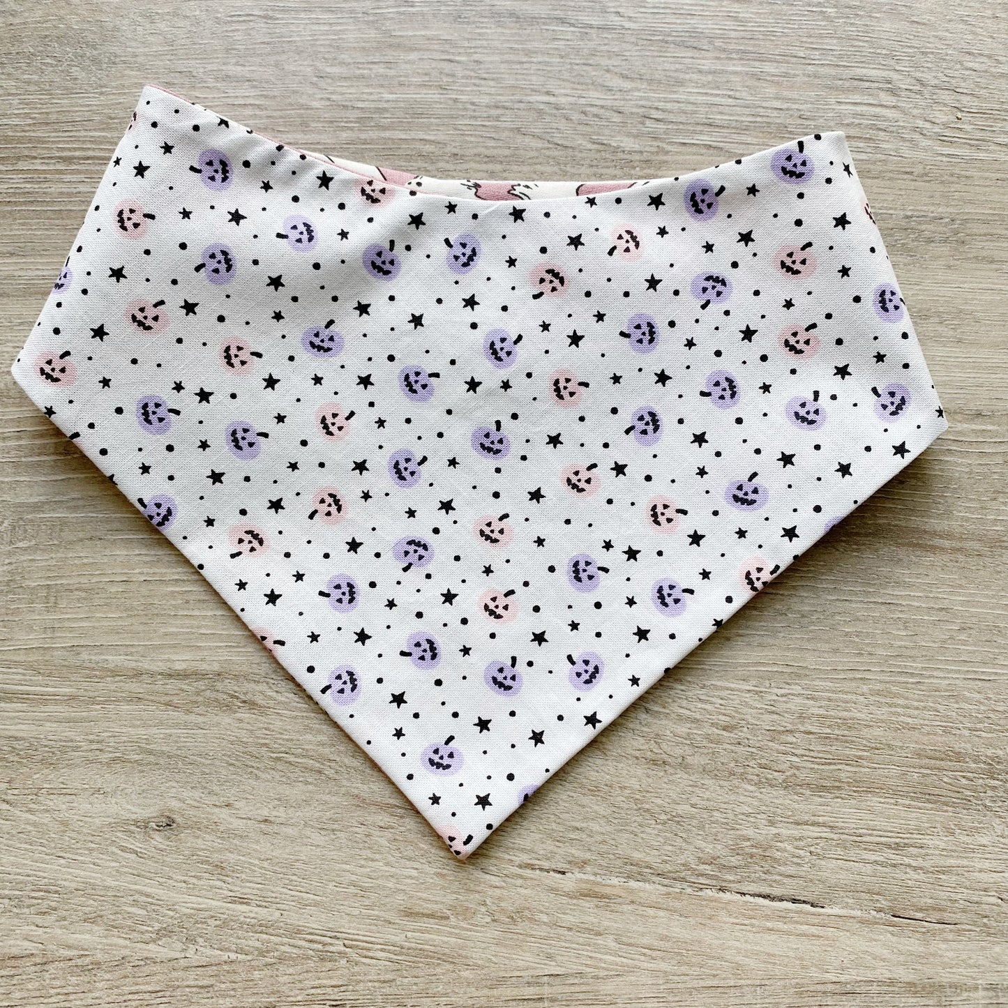 Halloween Dog Bandana Ghost #1 Pink