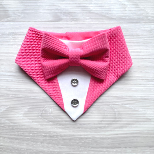 Pink Dog Tuxedo