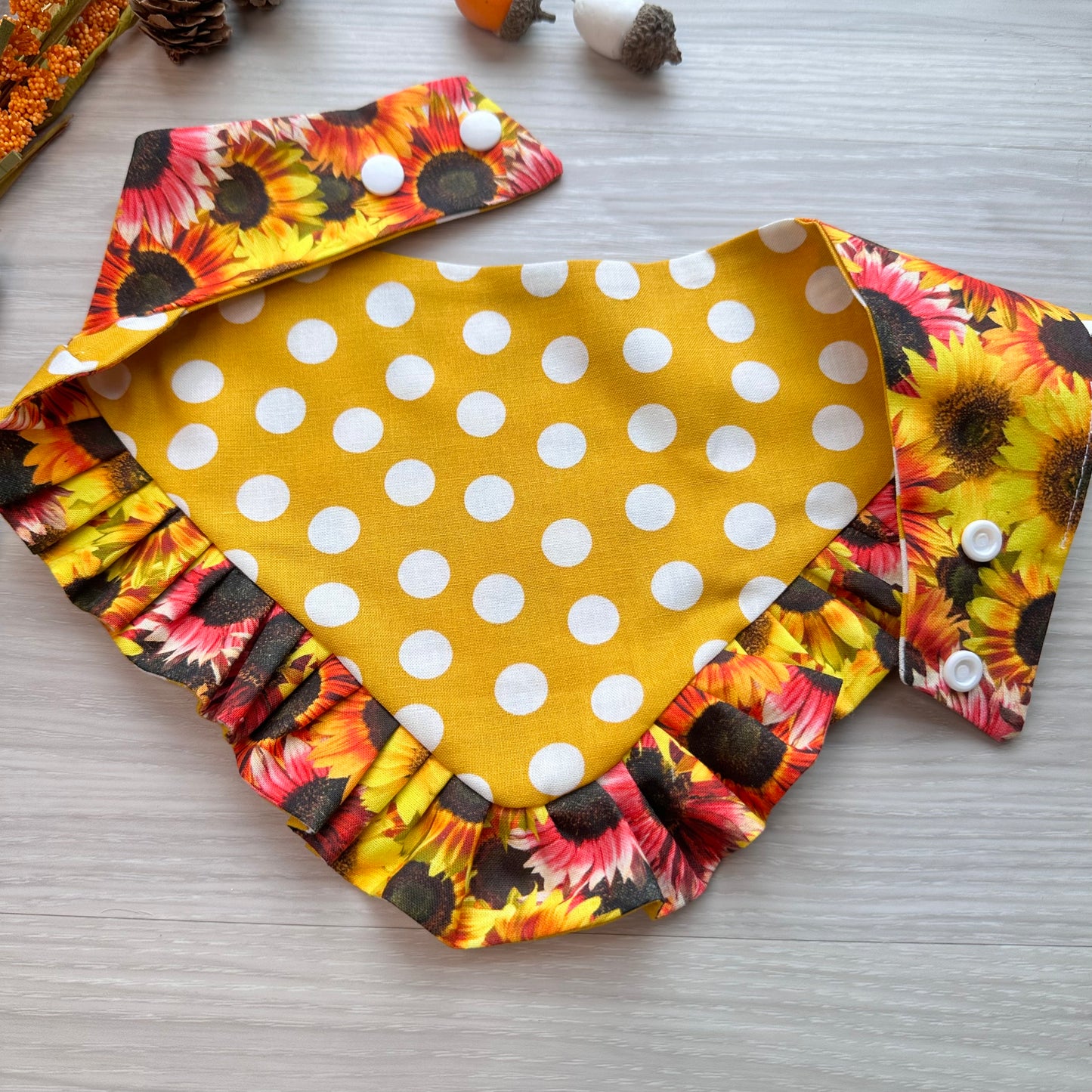 Bright Sunflower Fall Dog Bandana