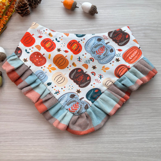 Multi Pumkins Fall Dog Bandana