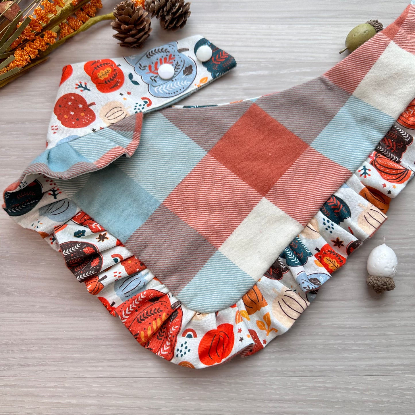 Multi Pumkins Fall Dog Bandana