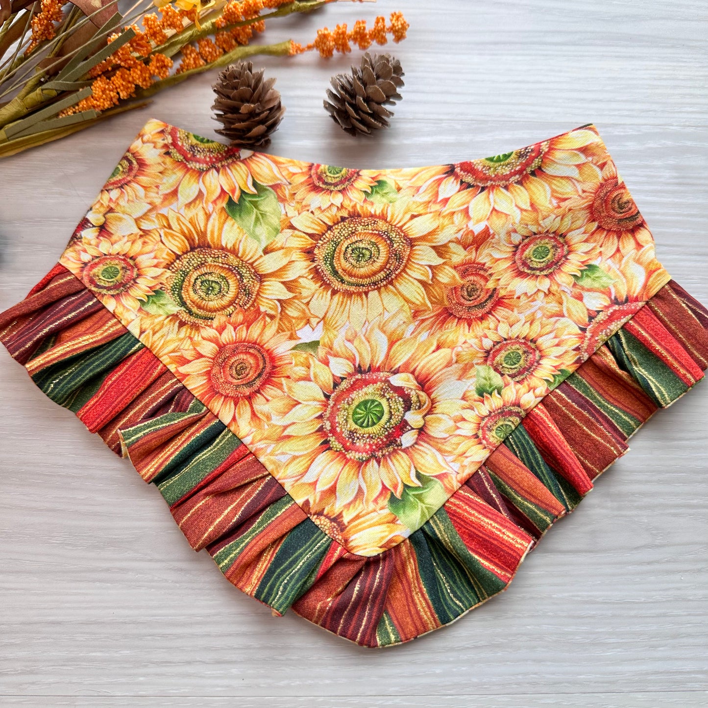 Sunflower Fall Dog Bandana