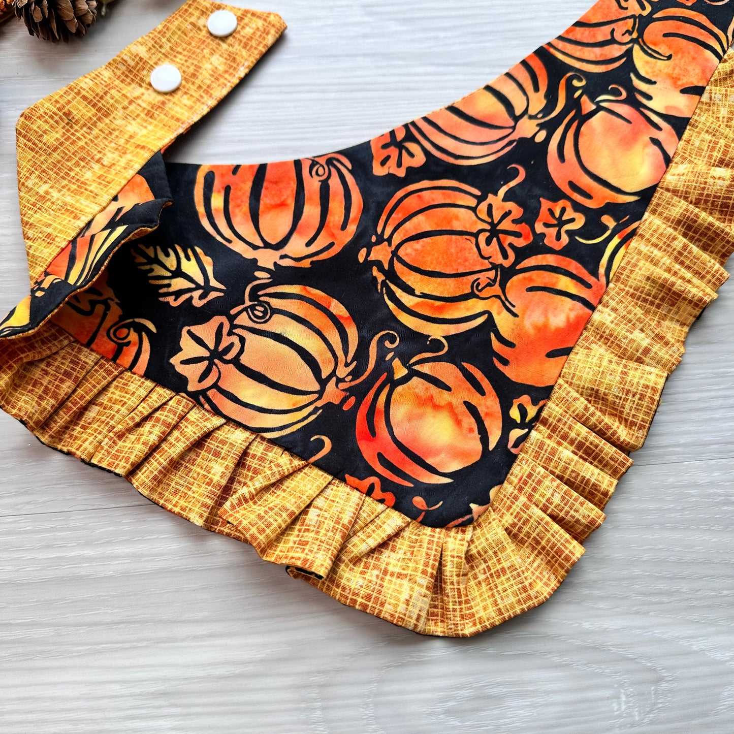 Pumkins and Leaf Fall Dog Bandana