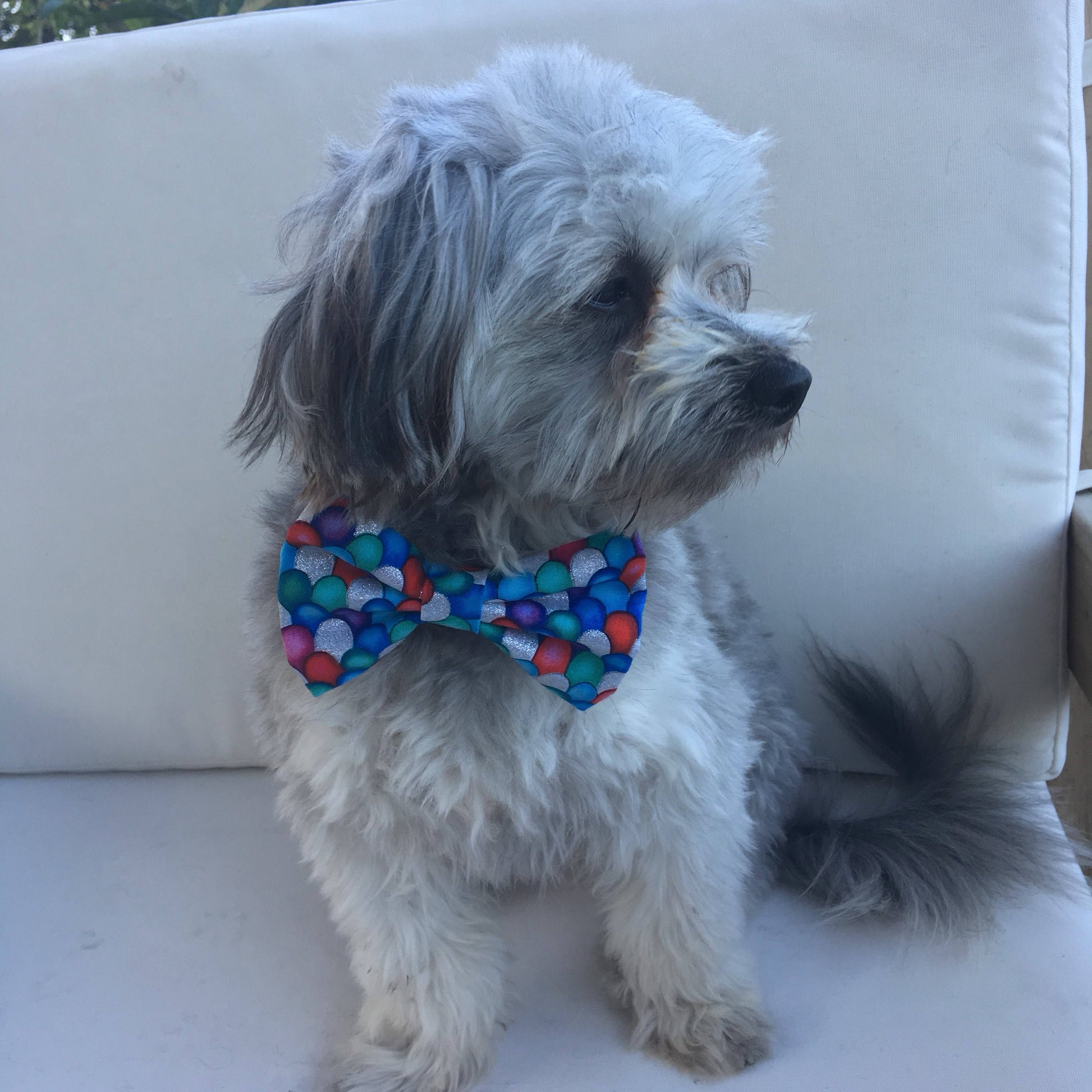Mermaid Scales Dog Bowtie