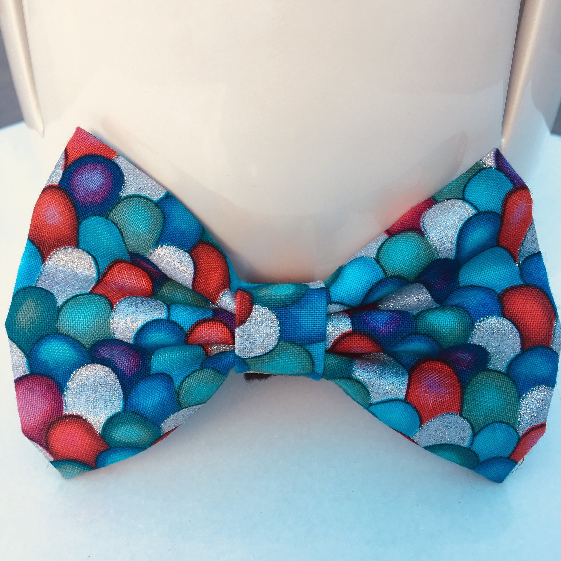 Mermaid Scales Dog Bowtie