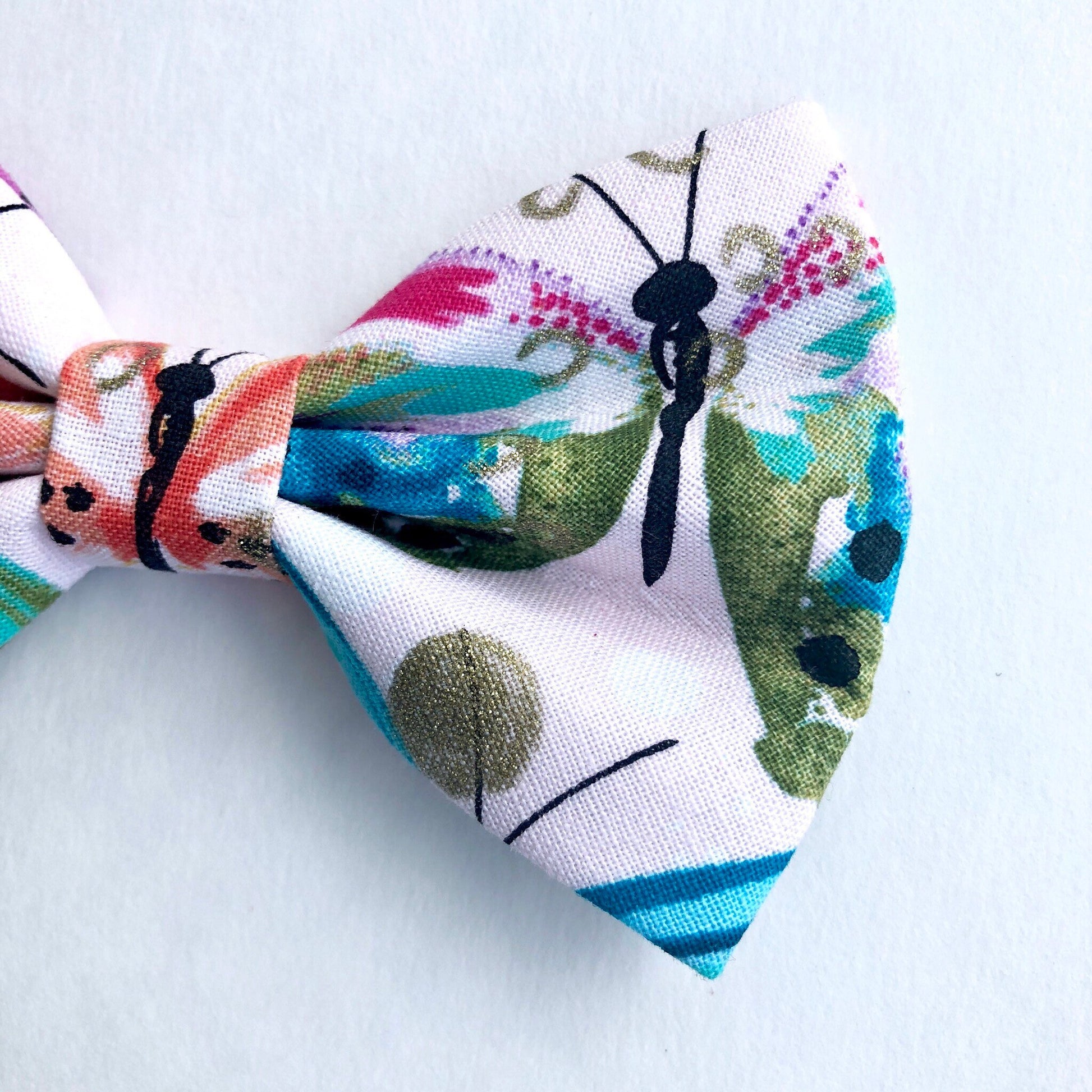Butterfly Dog Bow Tie, Summer Pet Scarf, Dog Accessories