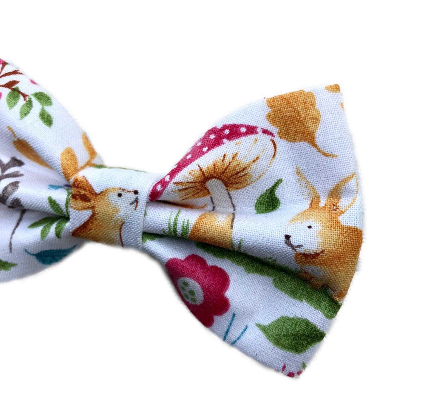 Handmade Rabbit Dog Bow Tie, Forest Camping Pet Scarf