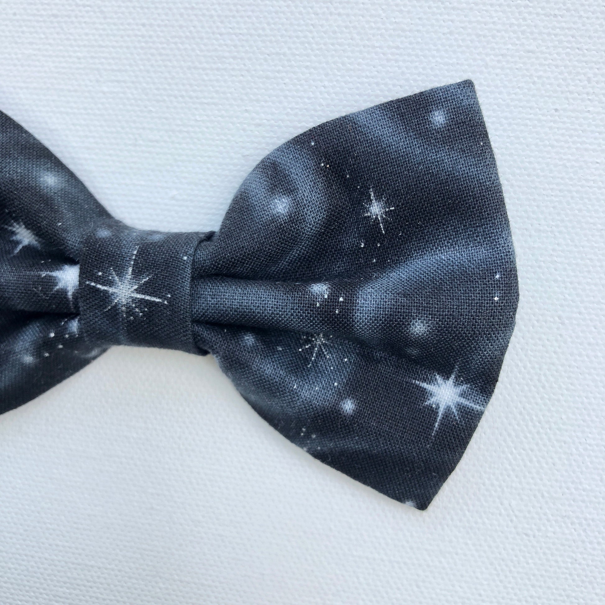 Galactic Black Dog Bow Tie, Dog Accessories, Galaxy dog, Dog Bow tie, Puppy Bow, Pet Scarf, space dog bowties, summer dog bow tie,