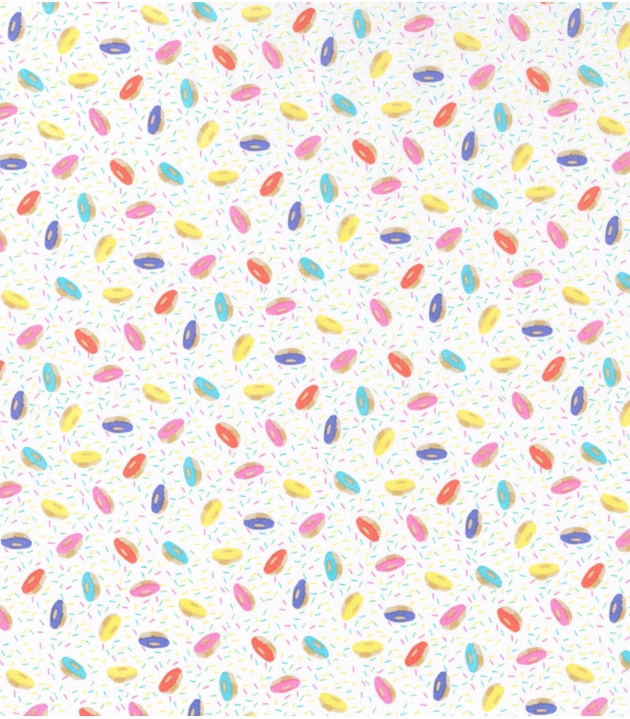 Donut Print Dog Bandana, Reversible Pet Scarf