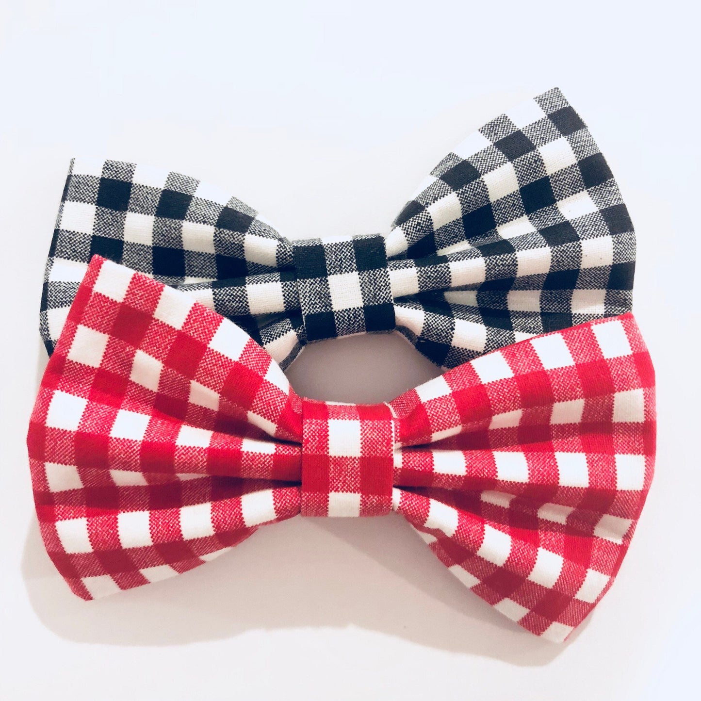 Red and black checker Bow tie