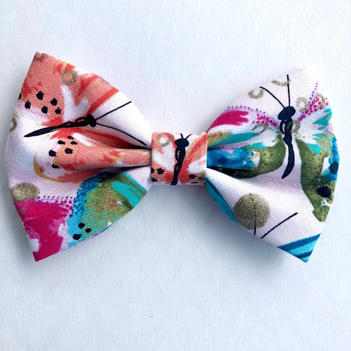 Butterfly Dog Bow Tie, Summer Pet Scarf, Dog Accessories