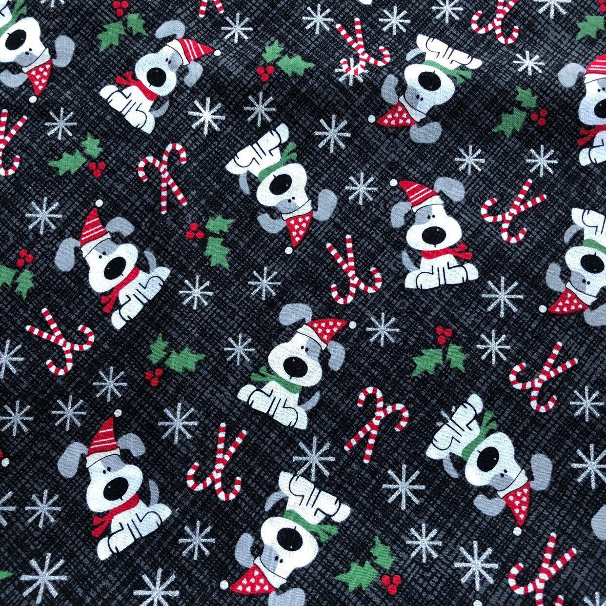 Reversible Christmas Dog Bandana, Over the Collar, Holiday Puppy Bandana