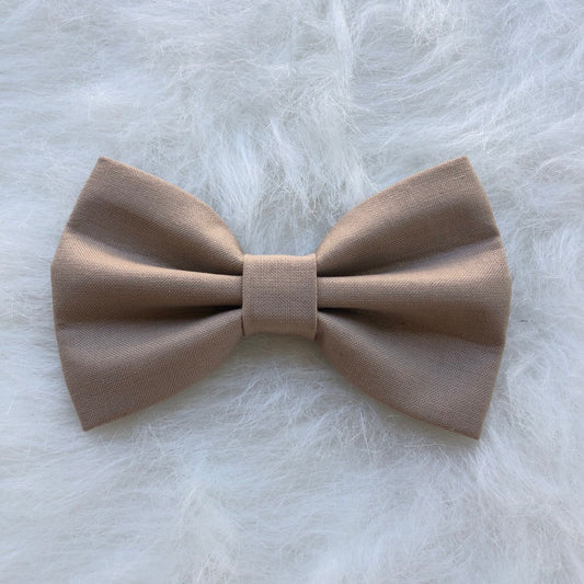 Nude\Beige Fall Dog Bow Tie, Fall dog bow tie, Dog Accessories, Dog Clothe, Dog Bow tie, Puppy Bow, Pet bowtie, autumn bowtie