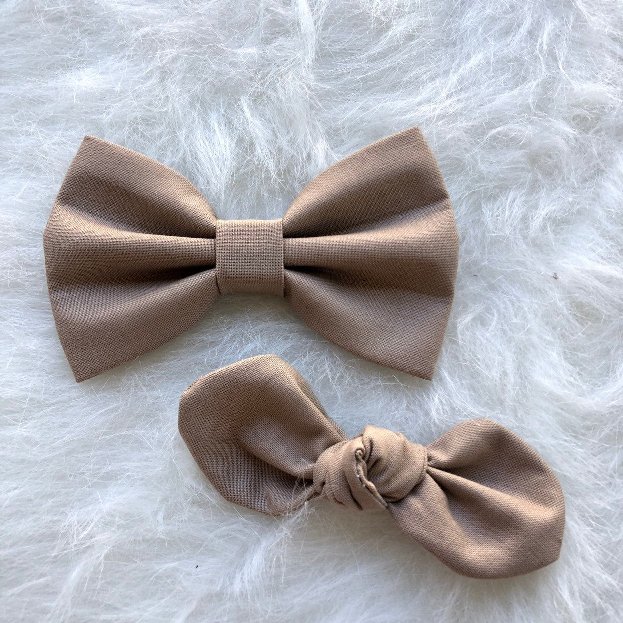 Nude\Beige Fall Dog Bow Tie, Fall dog bow tie, Dog Accessories, Dog Clothe, Dog Bow tie, Puppy Bow, Pet bowtie, autumn bowtie