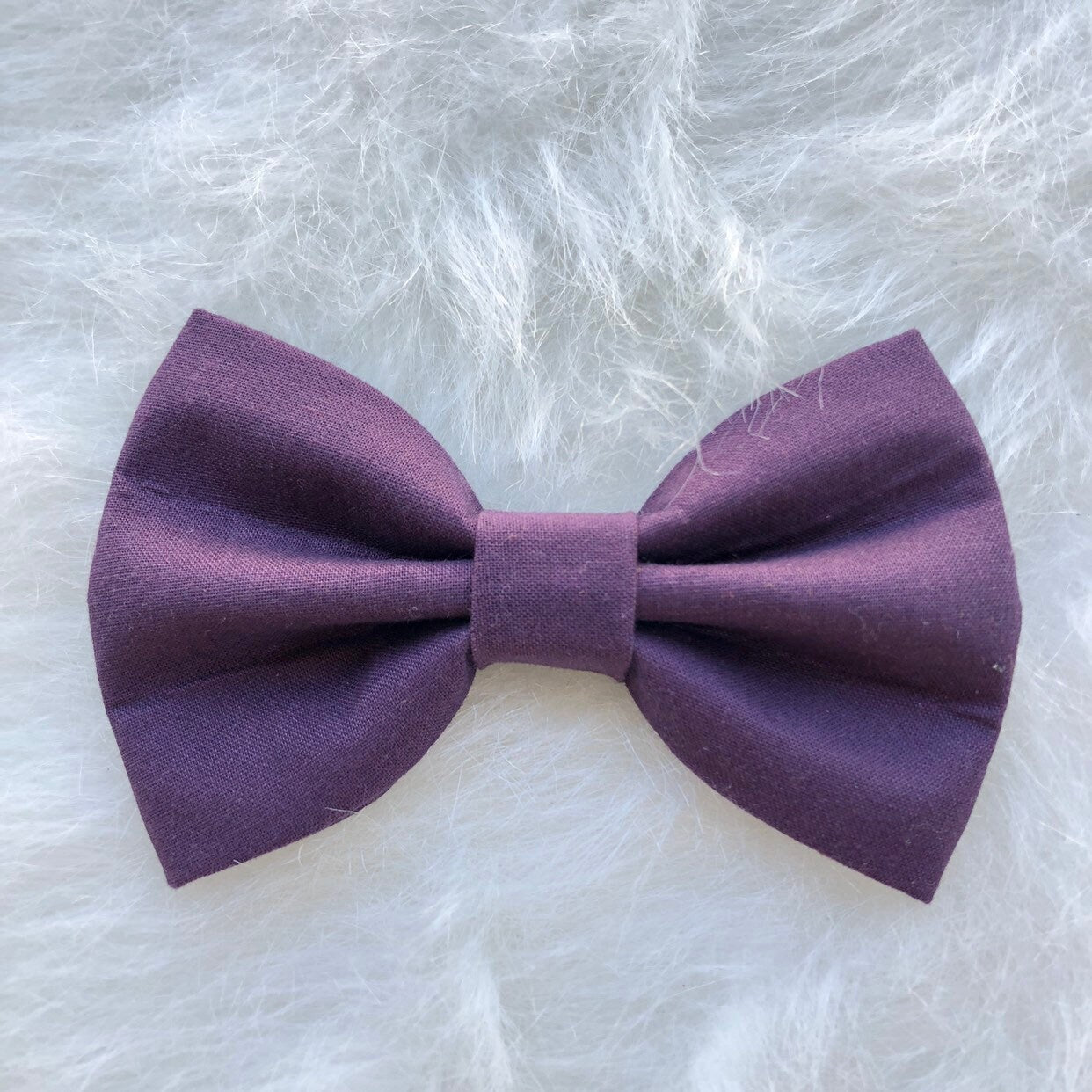Dark Purple Fall Dog Bow Tie, Pet Collar Accessory