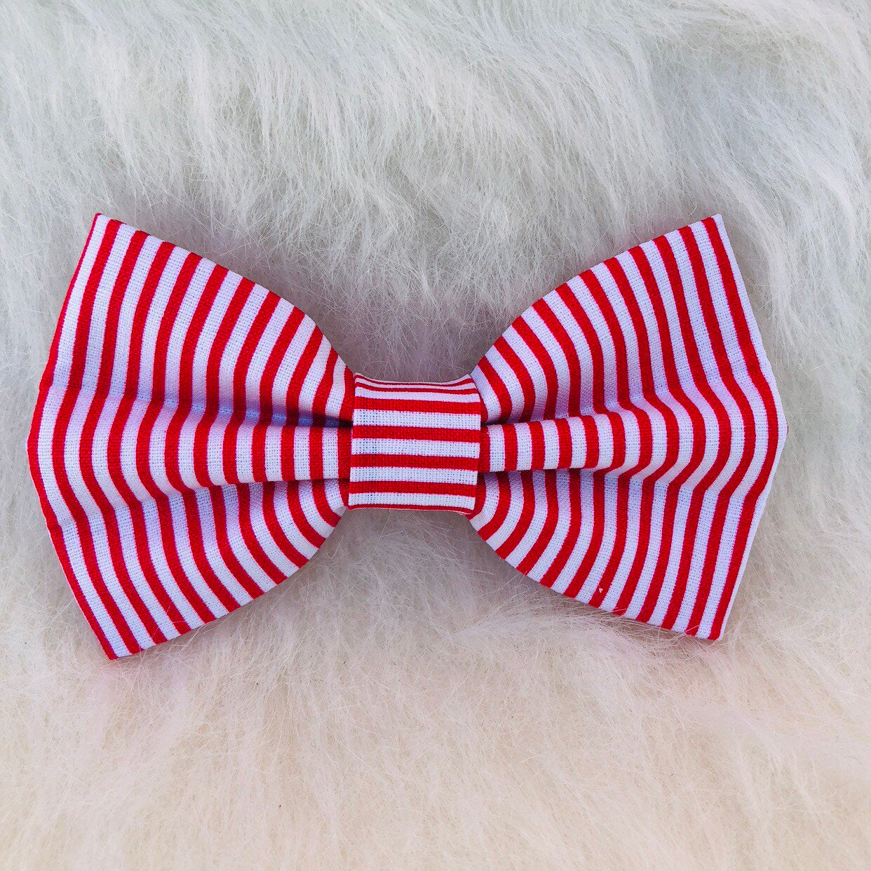 New! Red and Strips Dog Bowtie, Christmas Dog Accessories, Dog Bowtie, Puppy Bow, Pet bowtie, bowties, Christmas dog bowtie,