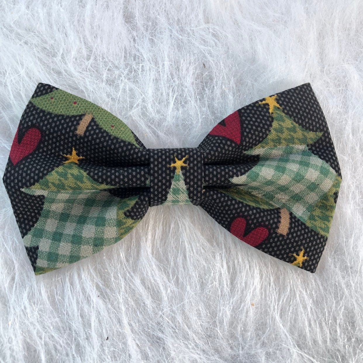 Christmas Pinetree Dog Bowtie