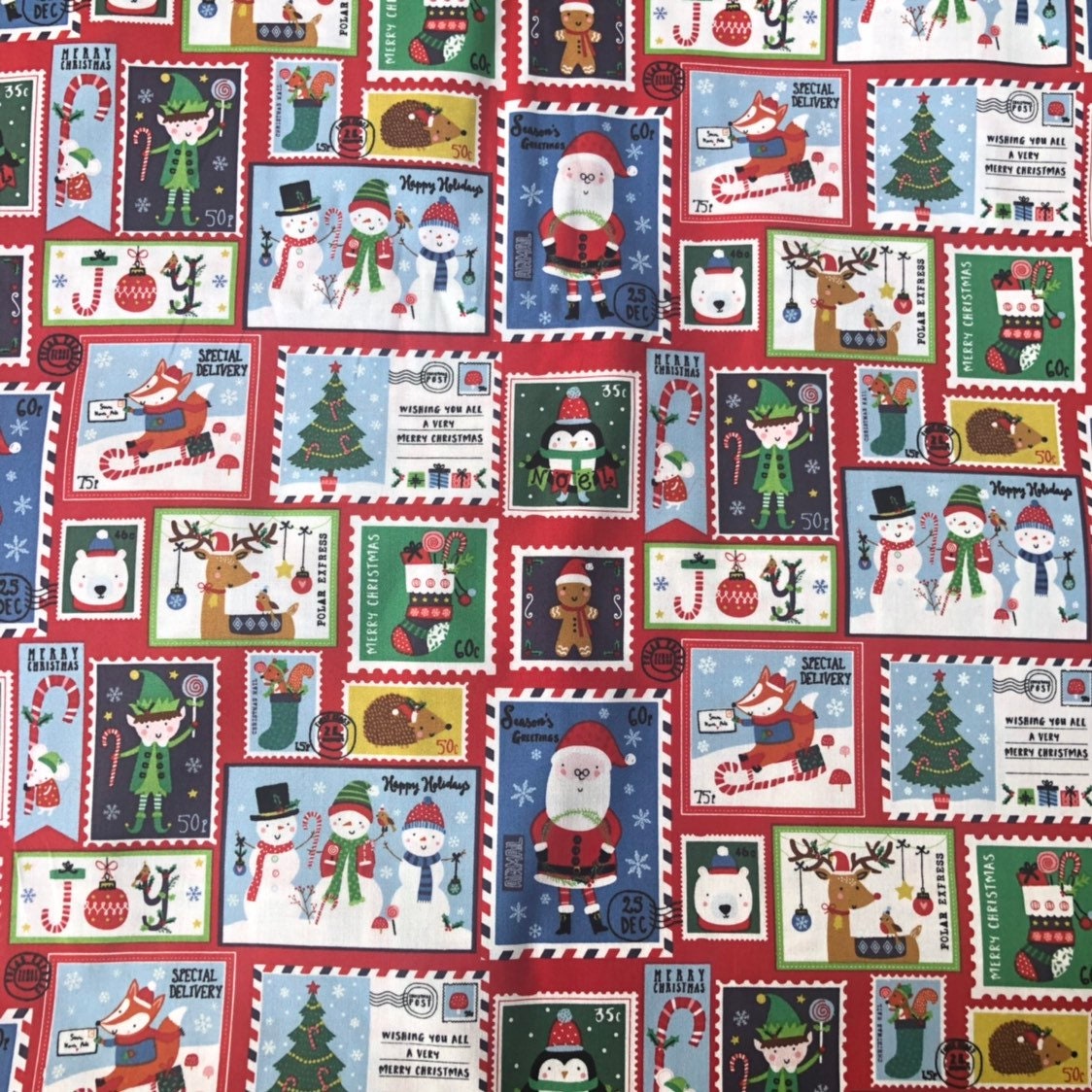 Christmas Dog Bandana, Reversible Holiday Pet Scarf, Snaps or Tie On