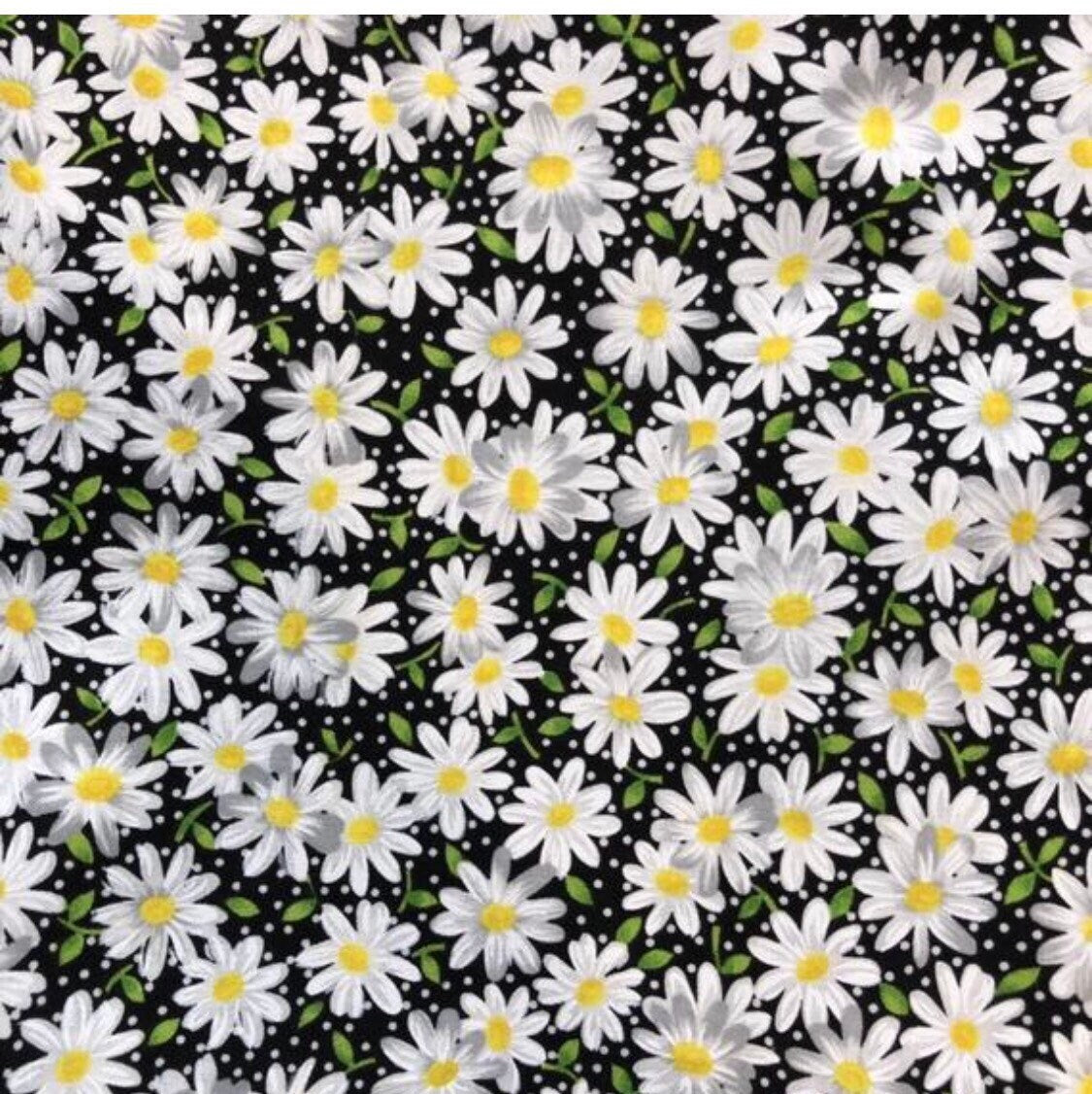 Black Daisy Dog Bowtie, Pet Collar Accessory