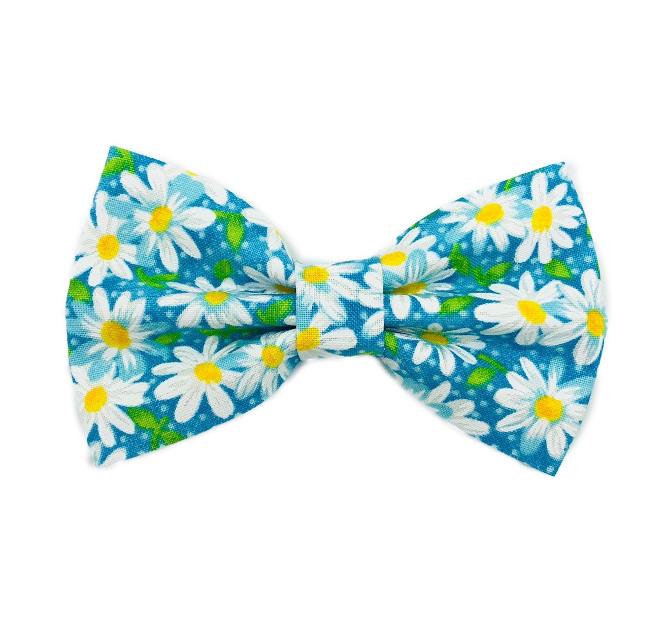 New! Teal Daisy Dog Bowtie, pet accessories, bow ties, spring dog accessories, dog collar, pet bow tie