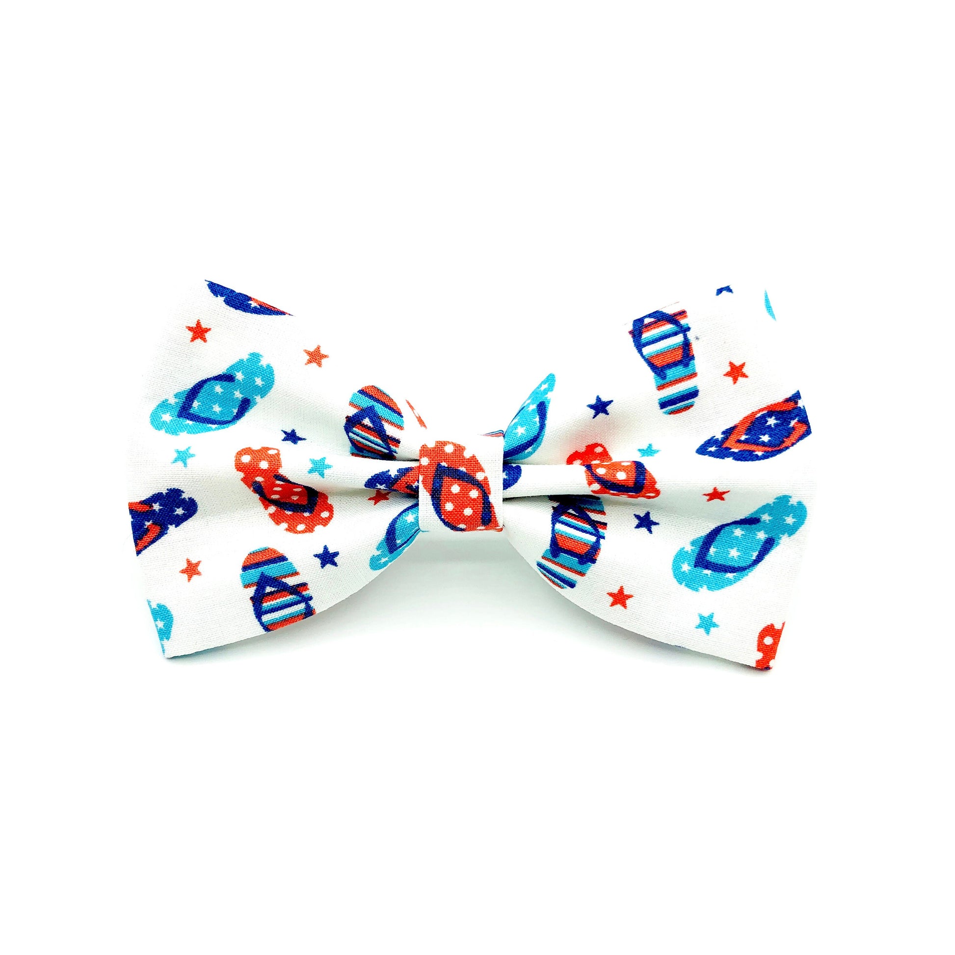 Flip Flop Dog Bowtie, Nautical Pet Collar Accessory