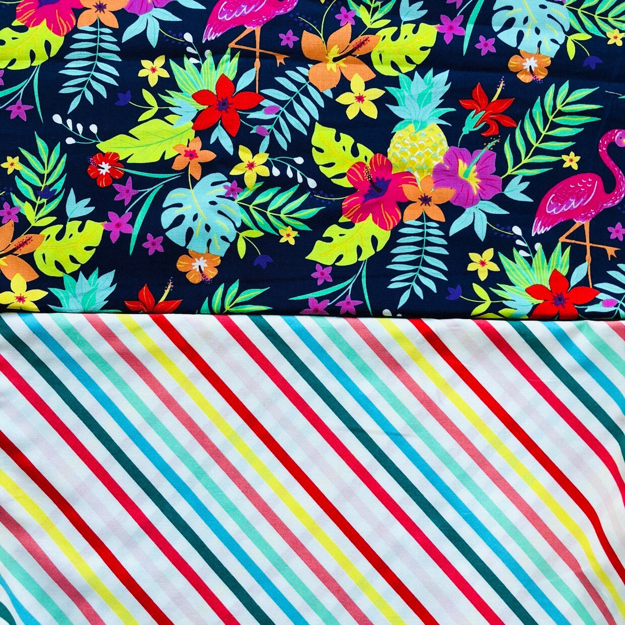 Tropical Summer Floral Dog Bandana