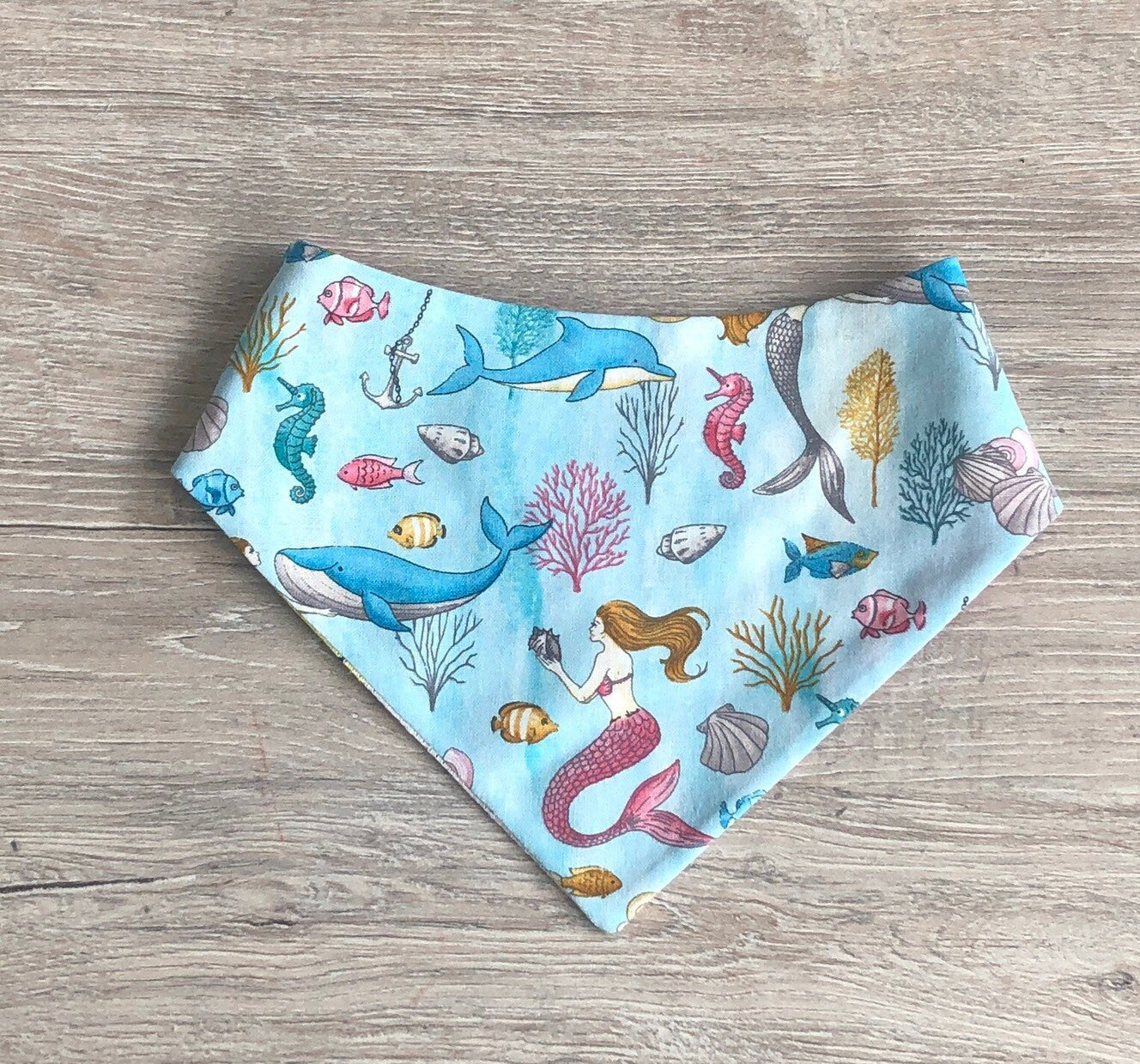 Sea Mermaid and Fruits Dog Bandana
