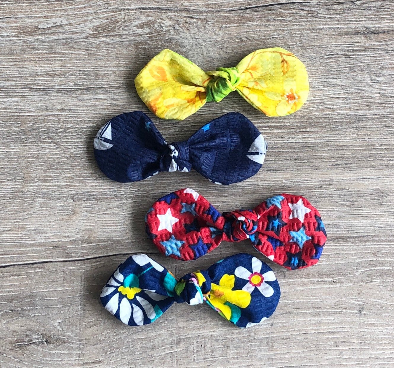 Summer Dog hair bow clip, girl dog bow, hair clip for dogs, alligator clip, french barrette clip, spring hair bow