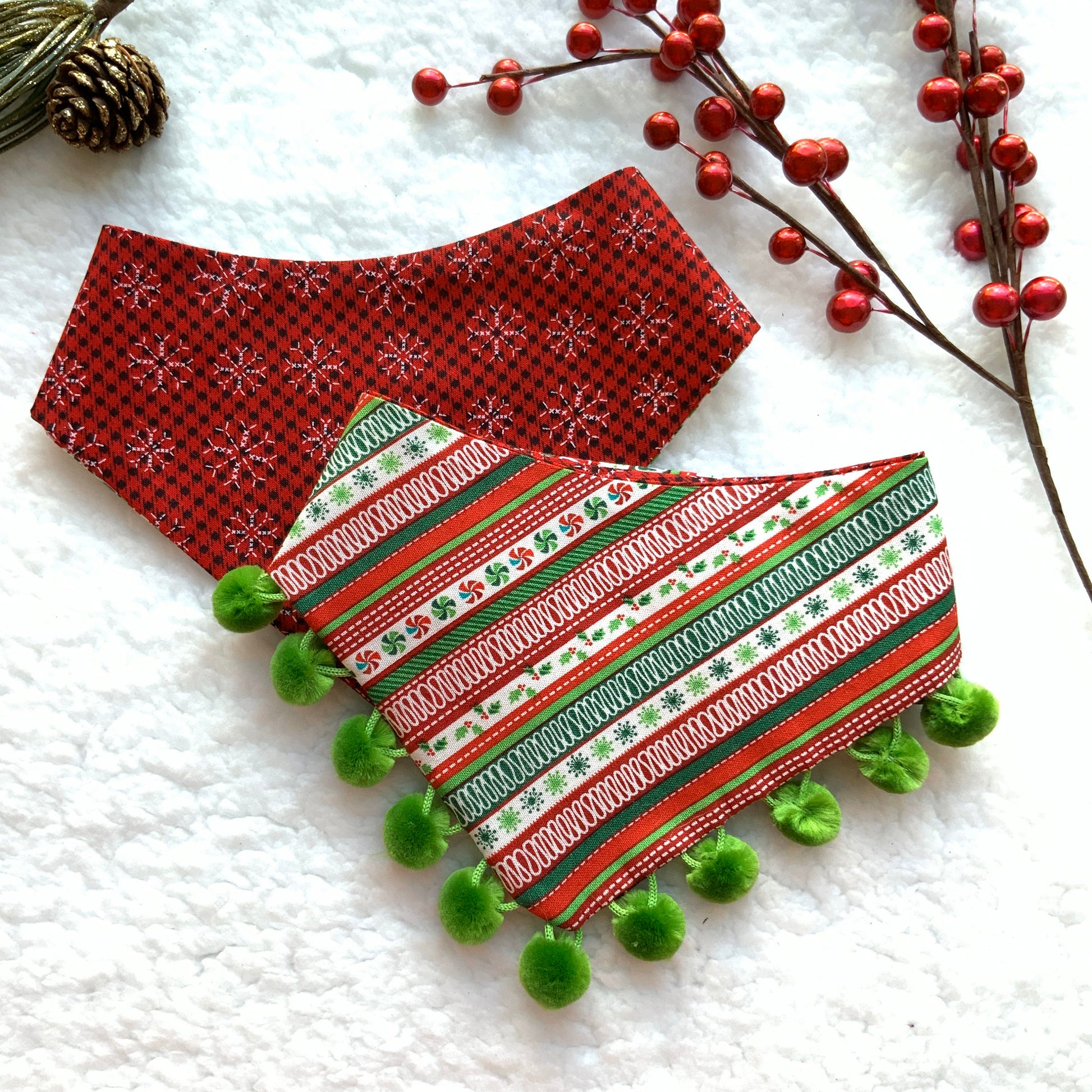 Christmas Dog Bandana, Ornaments