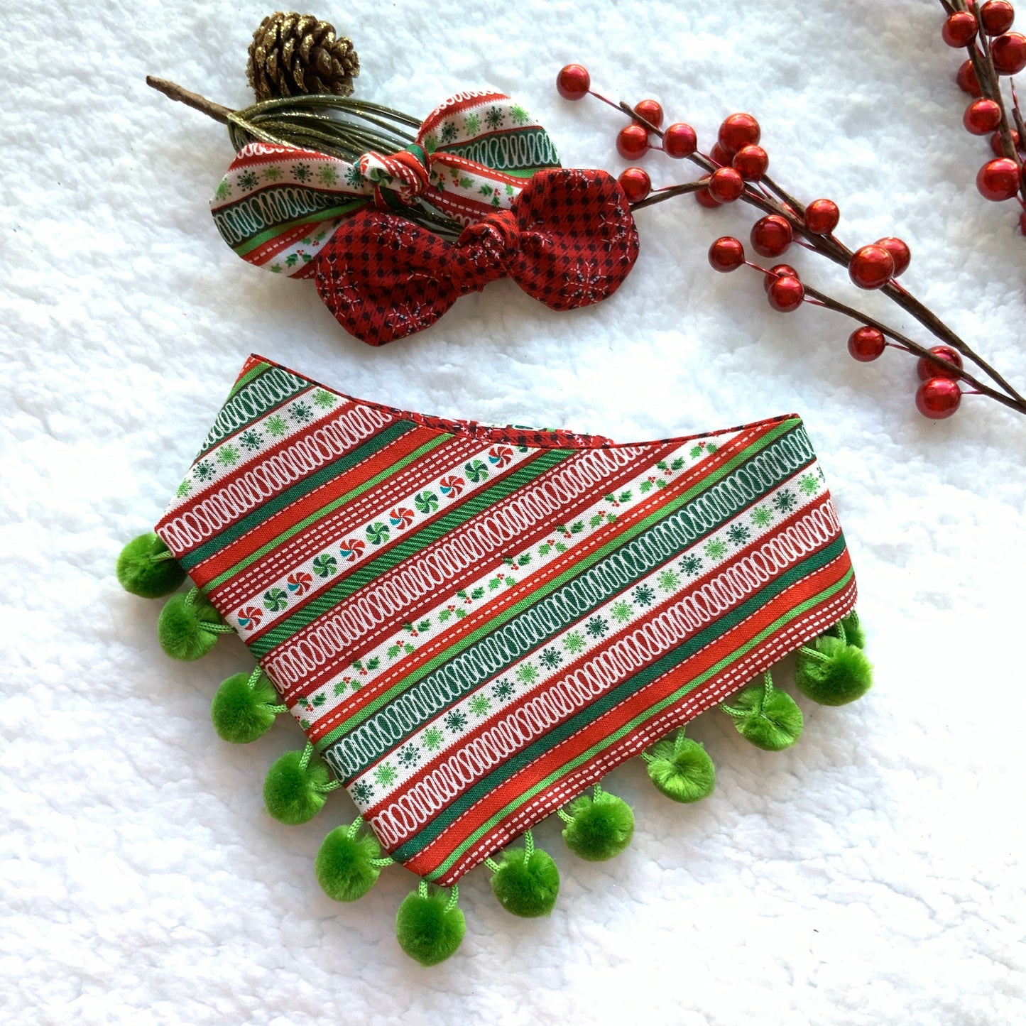 Christmas Dog Bandana, Ornaments