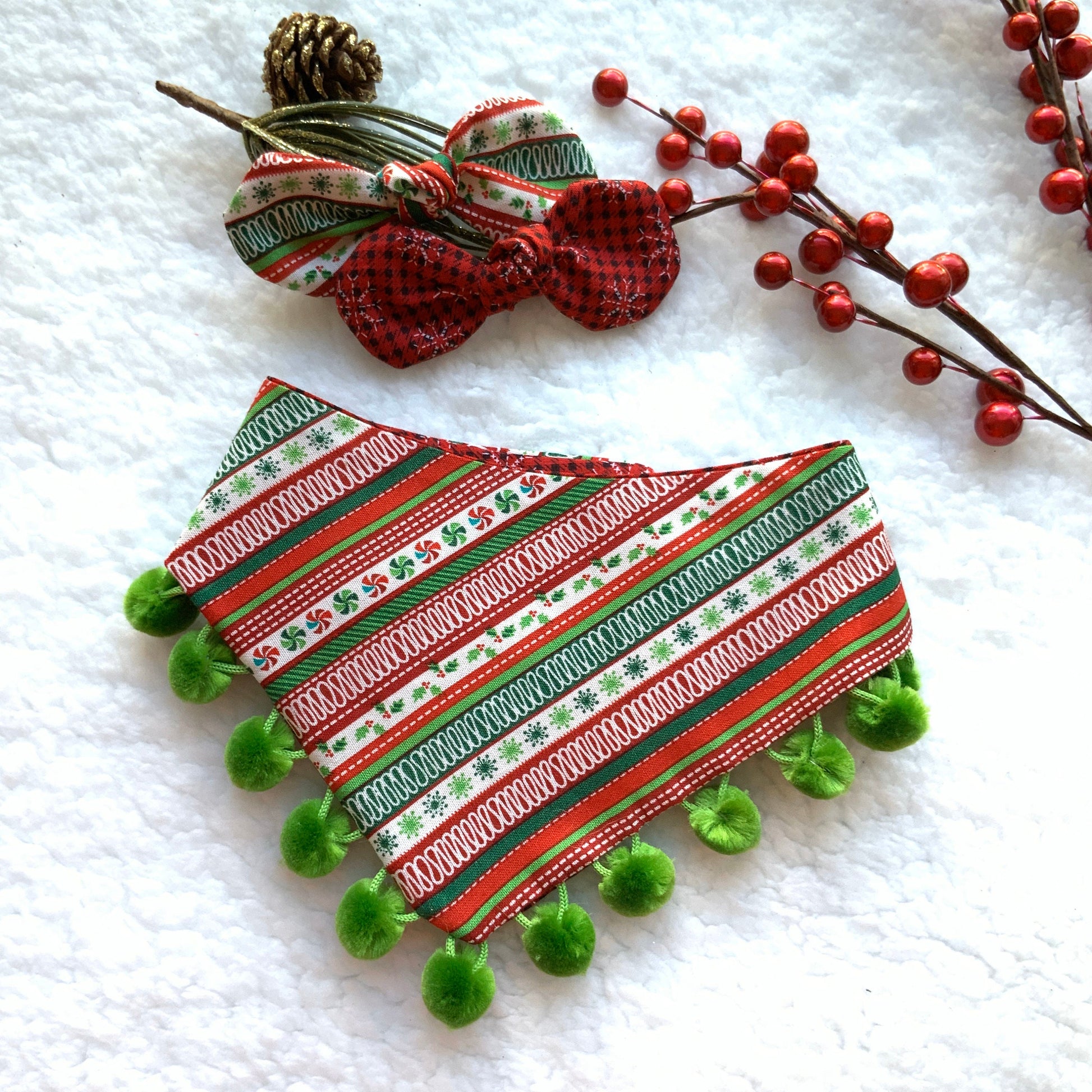 Christmas Dog Bandana, Ornaments