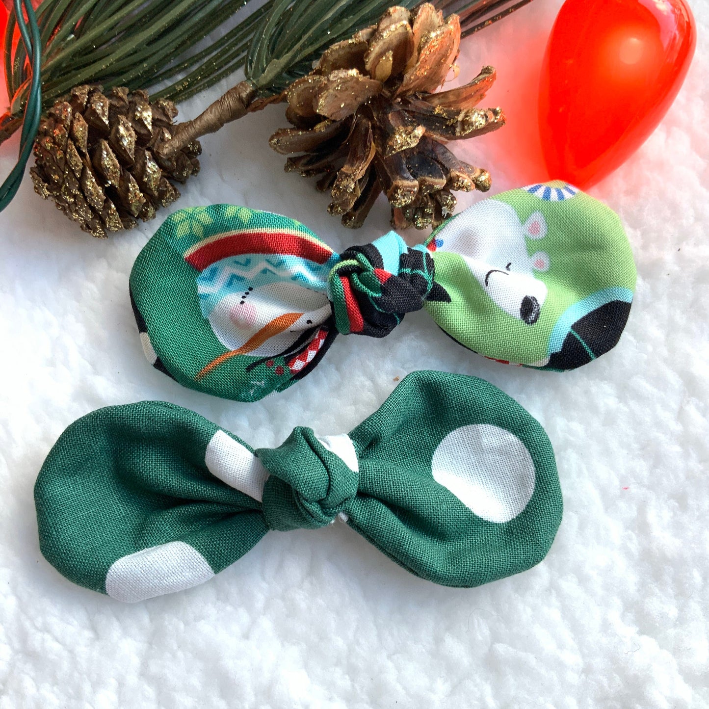 Christmas Dog hair bow