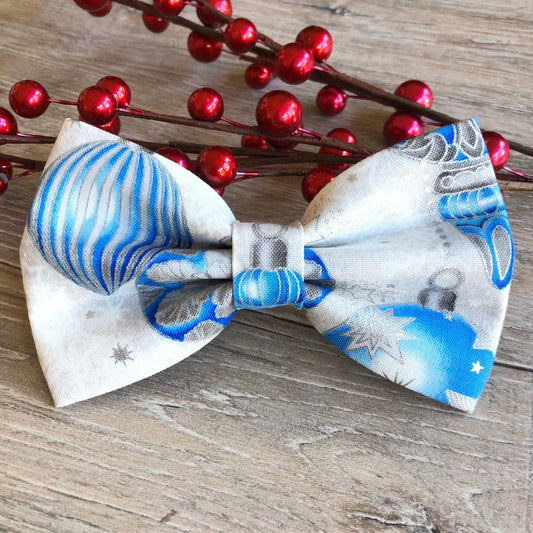Christmas dog bowtie, Ornaments bow tie Xmas bOwtie