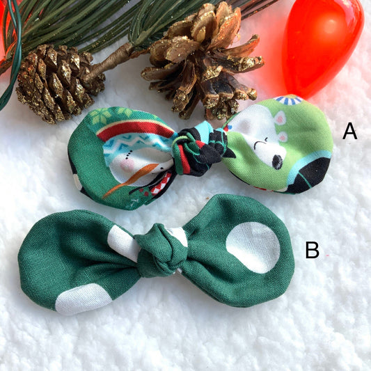Christmas Dog hair bow