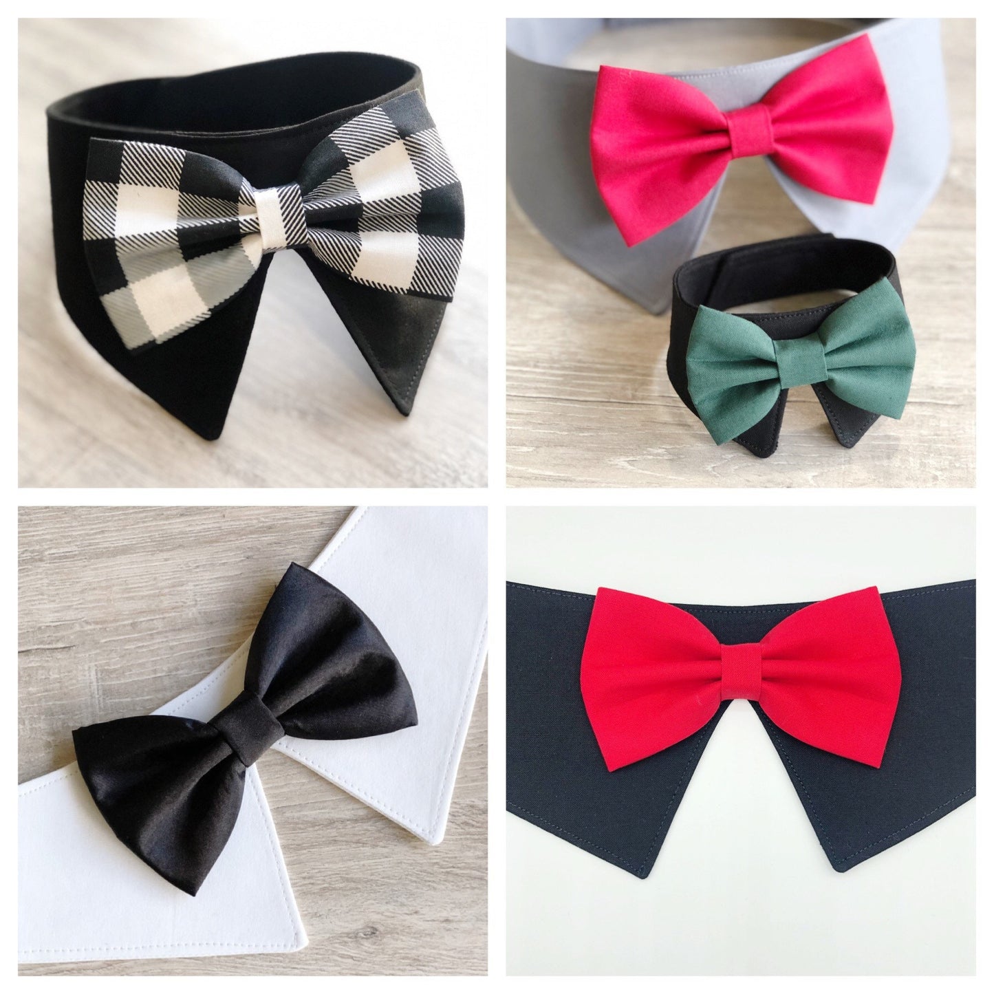 Dog Bowtie Collar Tuxedo